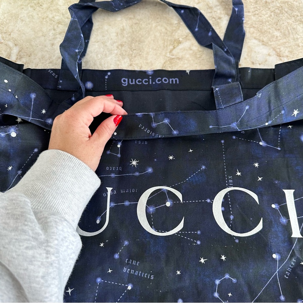 Cotton Gucci Tote - Picture 2 of 4